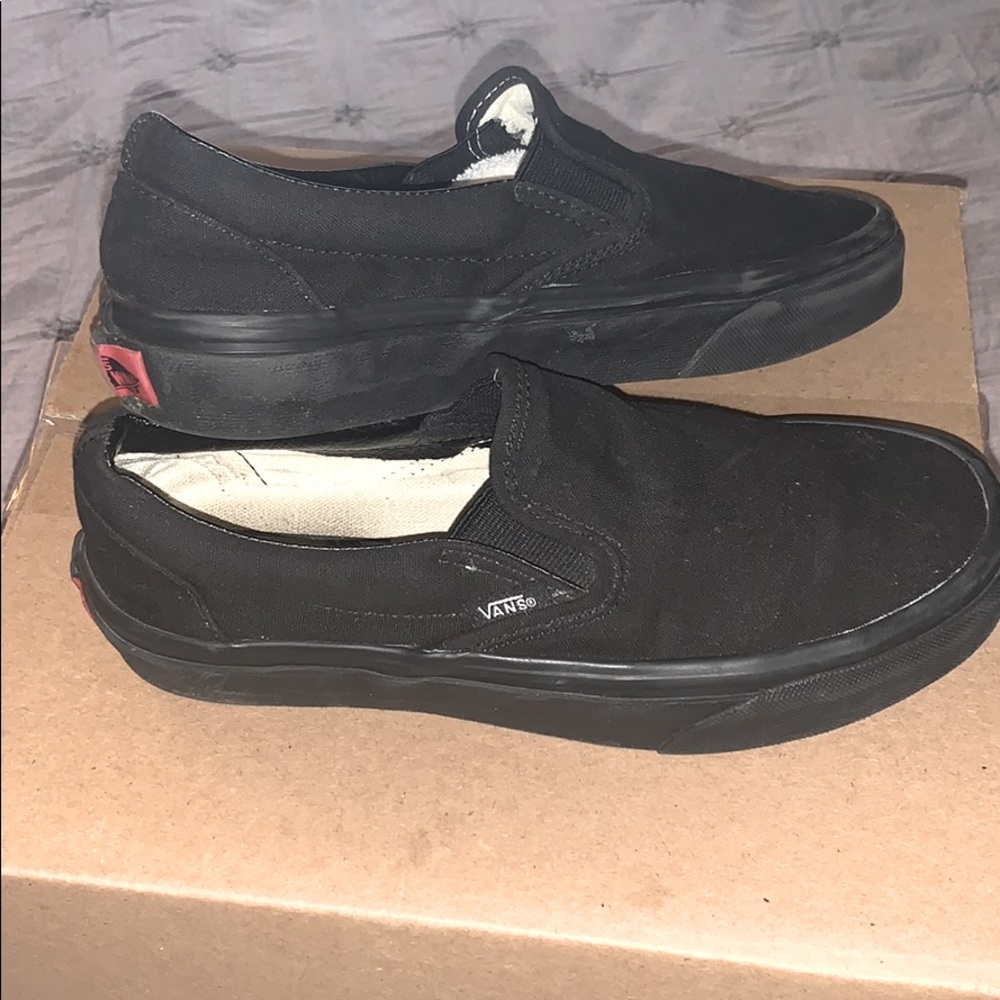 All Black Vans